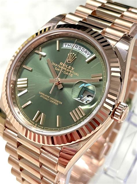 rose gold day date 40